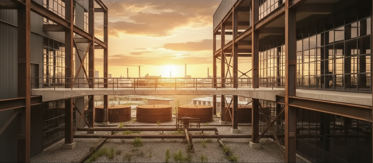 Photo of rows of books in a library with marble busts.